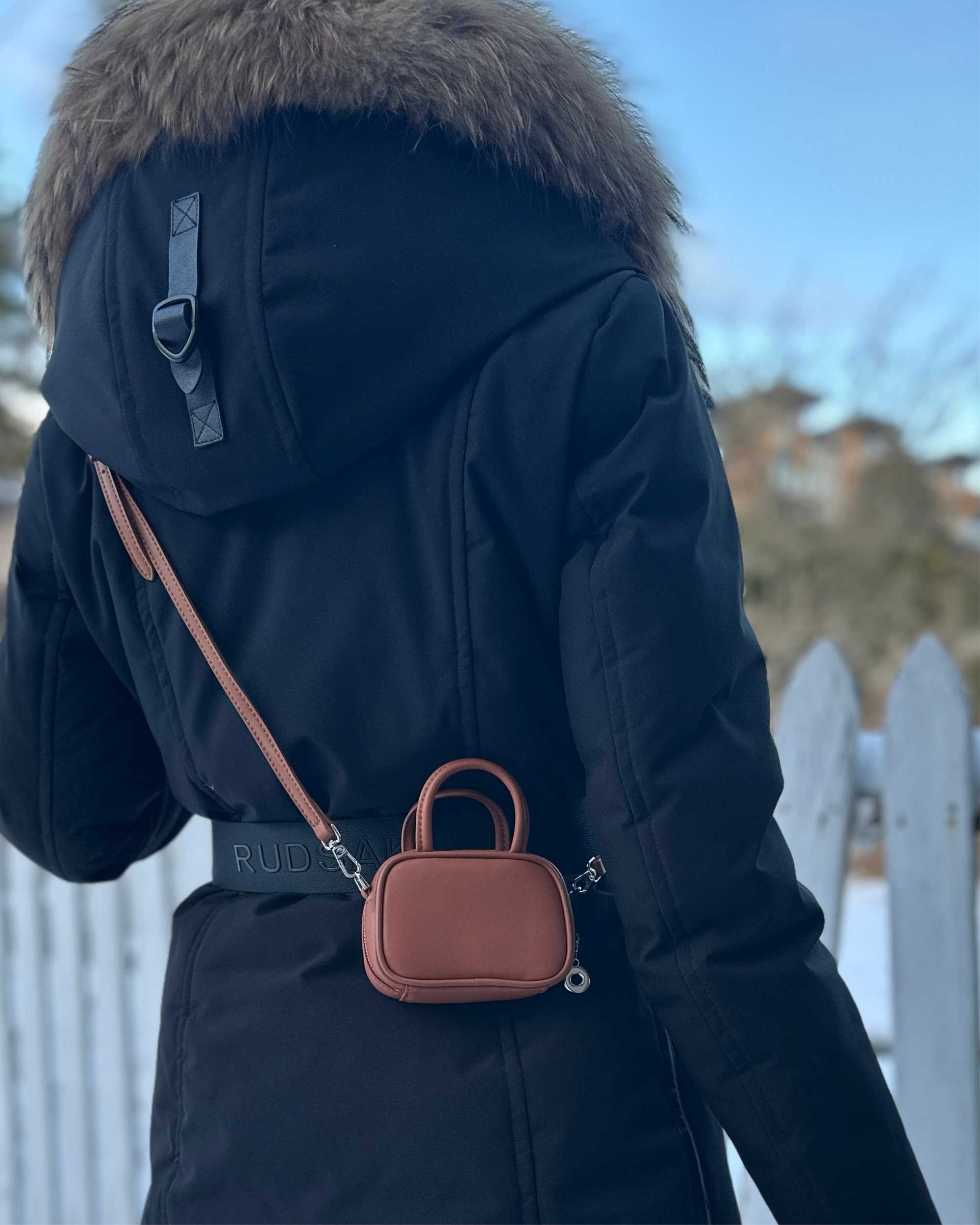 Mini Bowling Crossbody Bag / Bag Charm