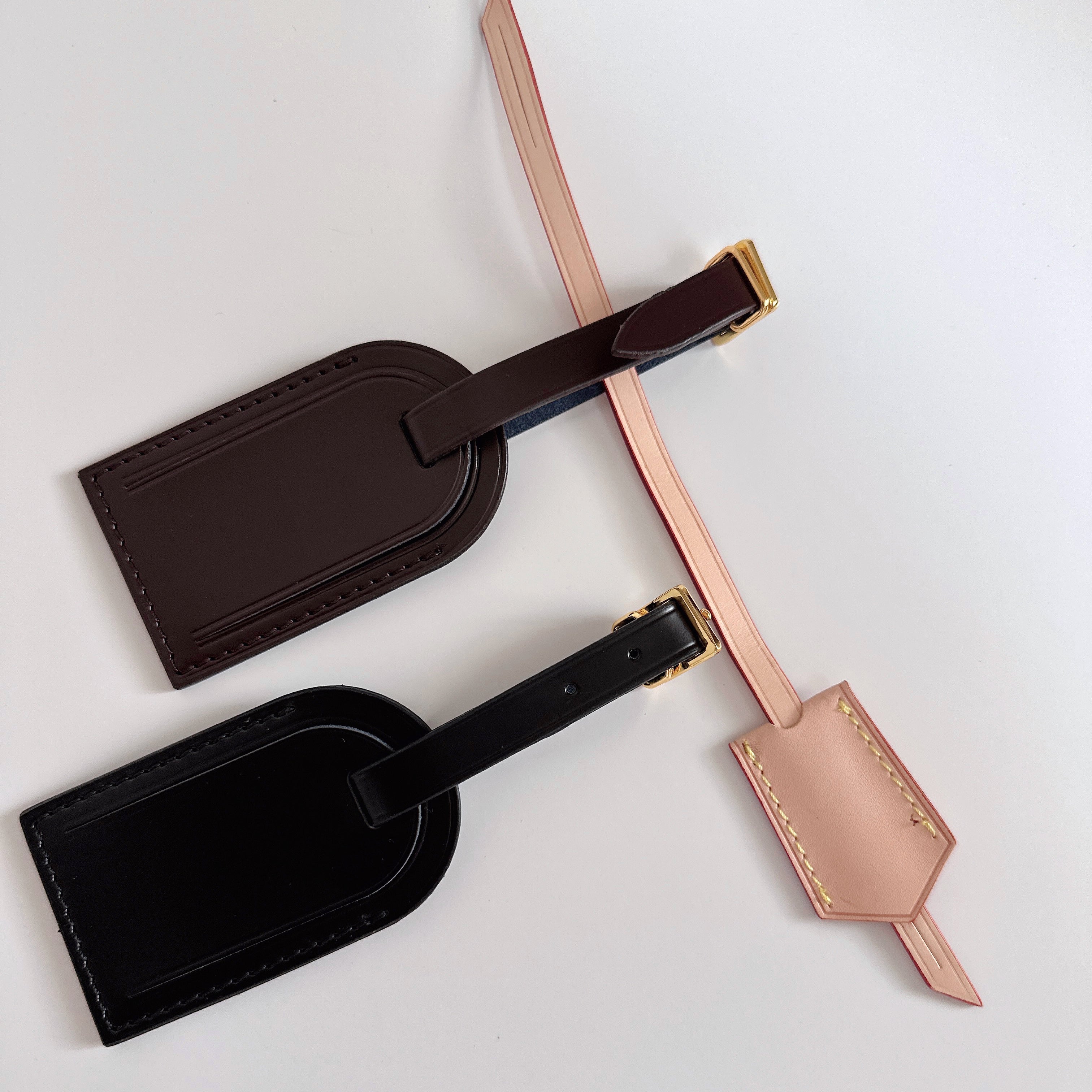 NEW: Bow Leather Luggage Tag and Clochette Replacement