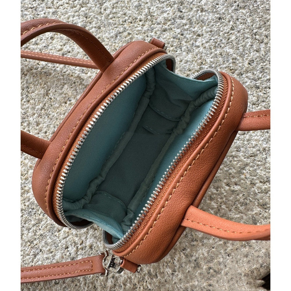 Mini Bowling Crossbody Bag / Bag Charm