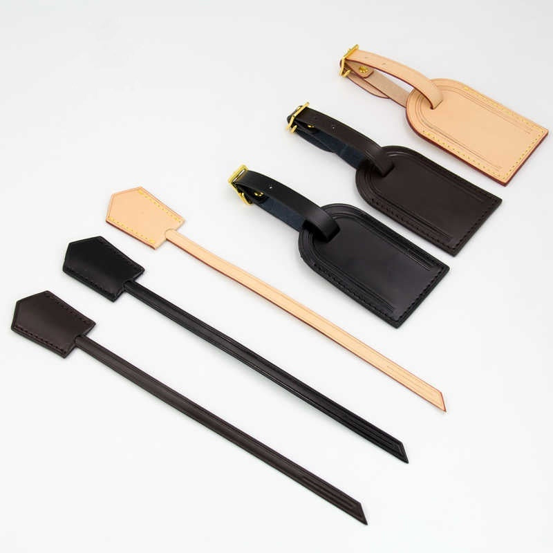 Leather Luggage Tag and Clochette Replacement