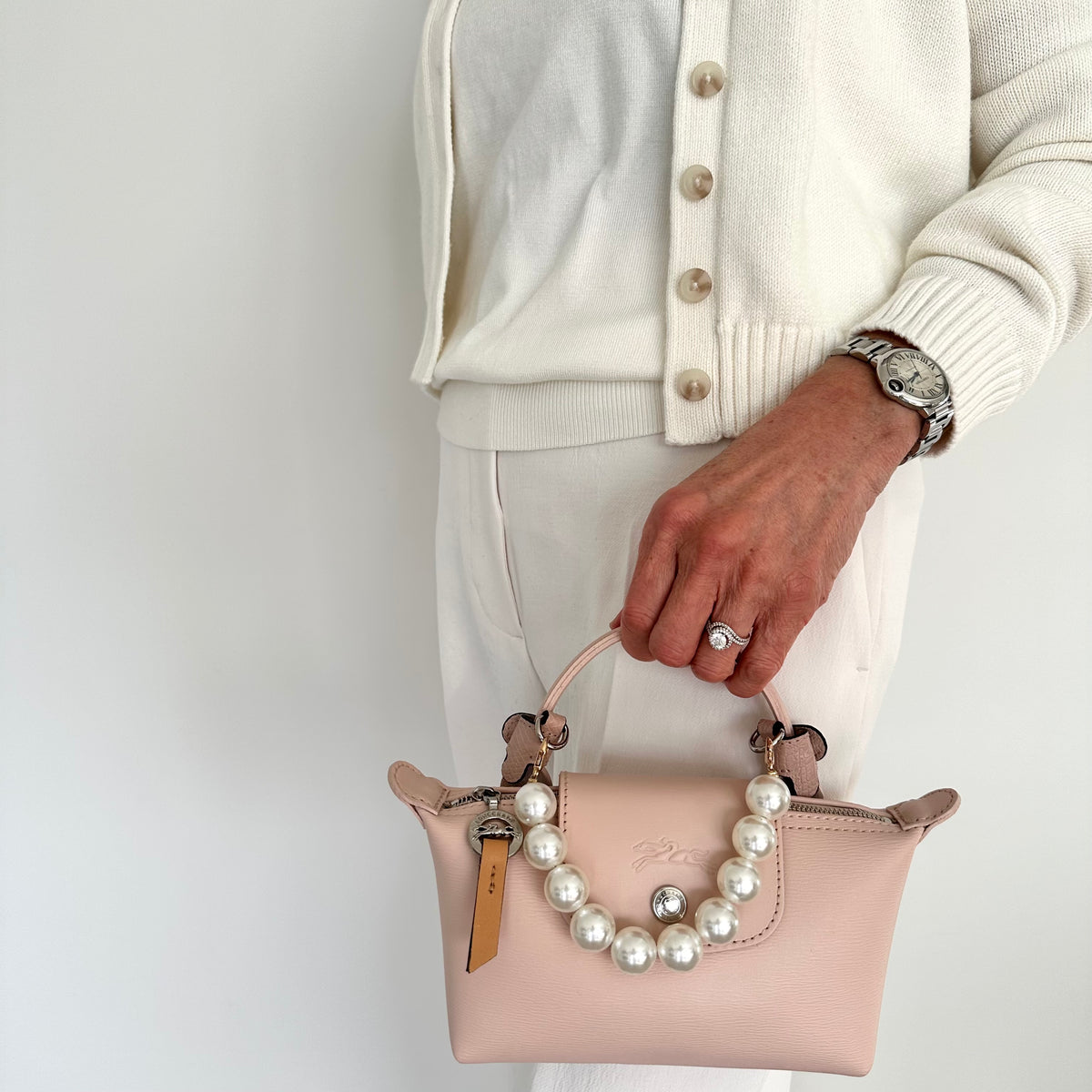 Steel Wired Pearl Strap  AiMer Luxury Collection
