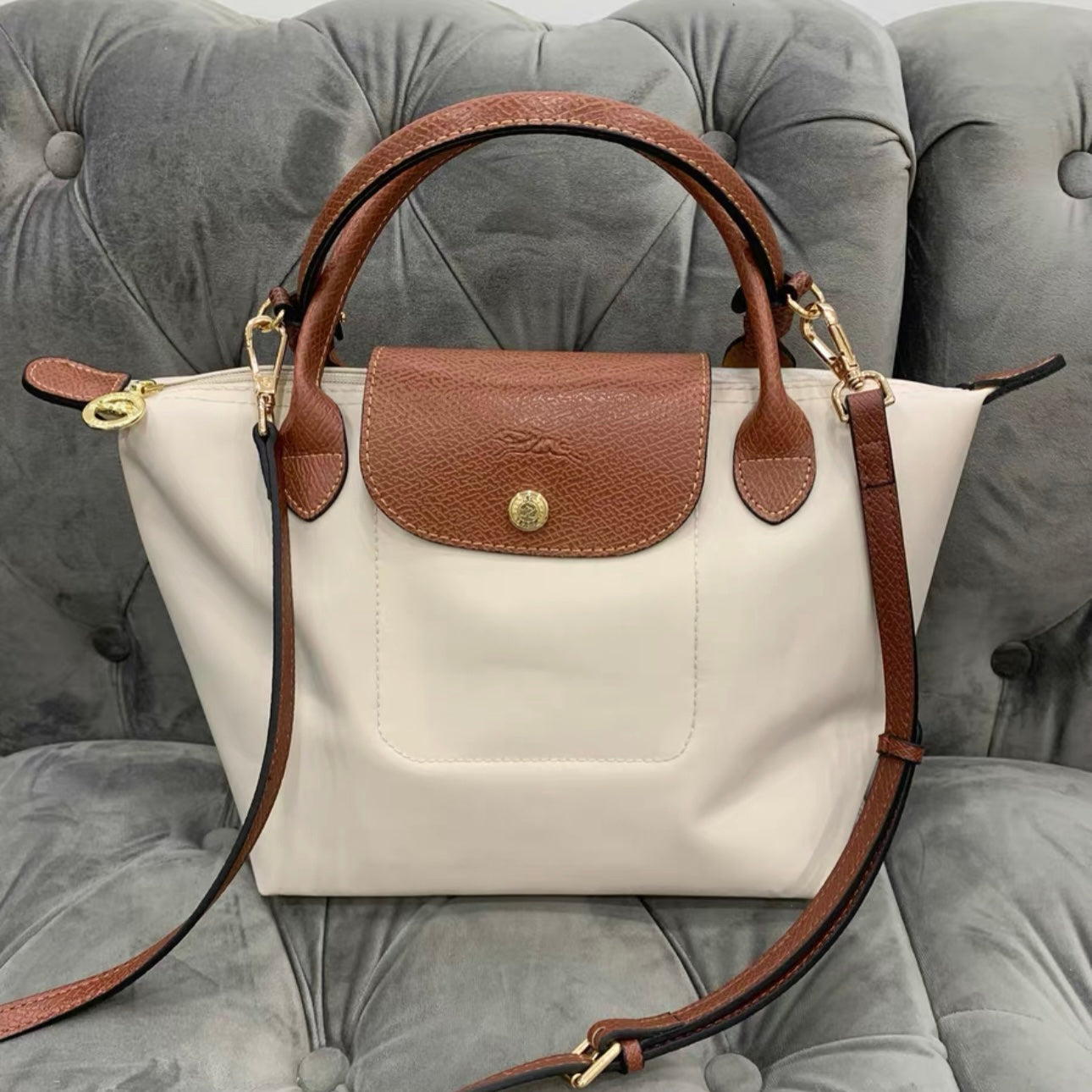 LongChamp Short Handle Small Tote Bag Conversion Set