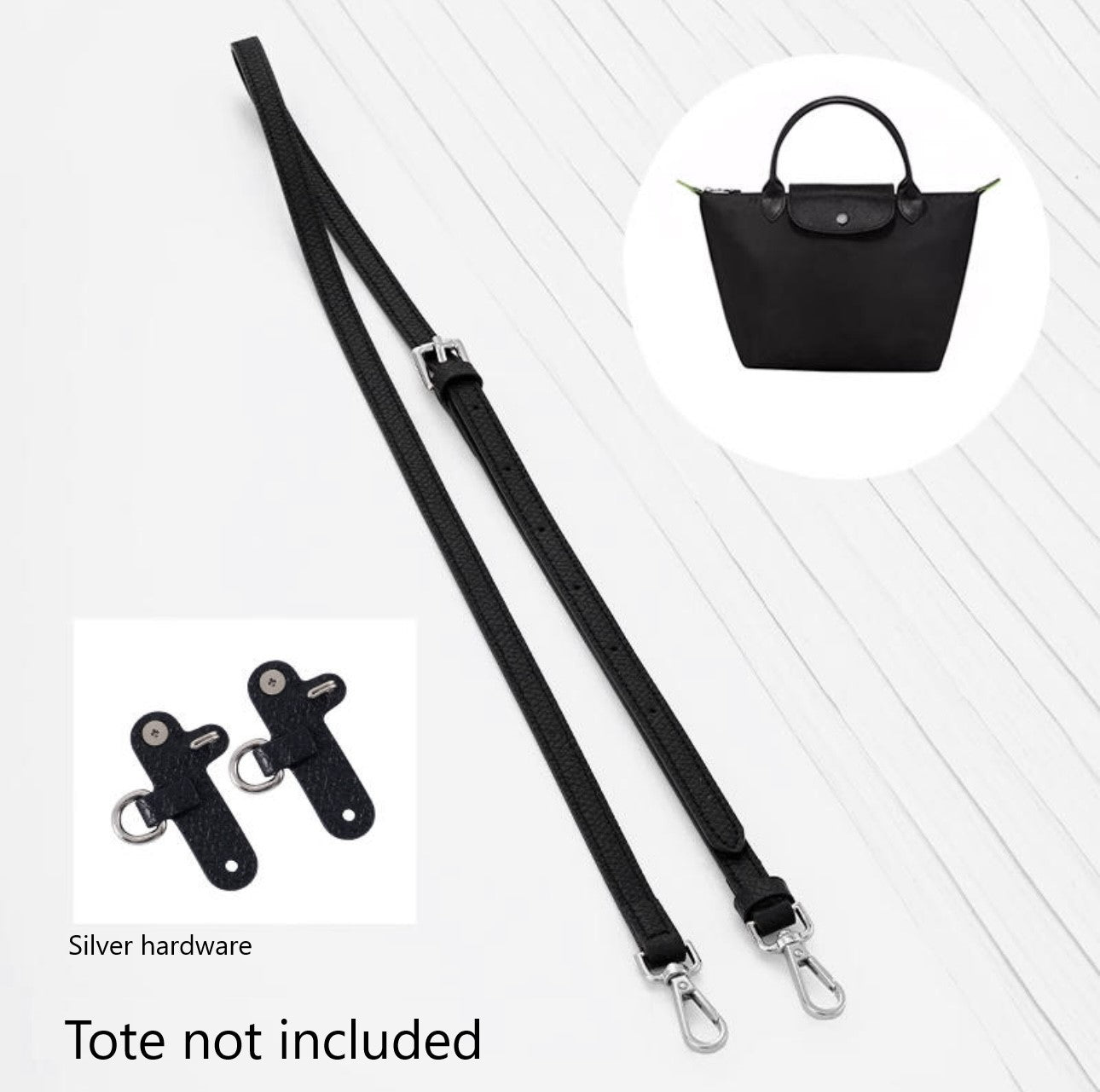 LongChamp Short Handle Small Tote Bag Conversion Set