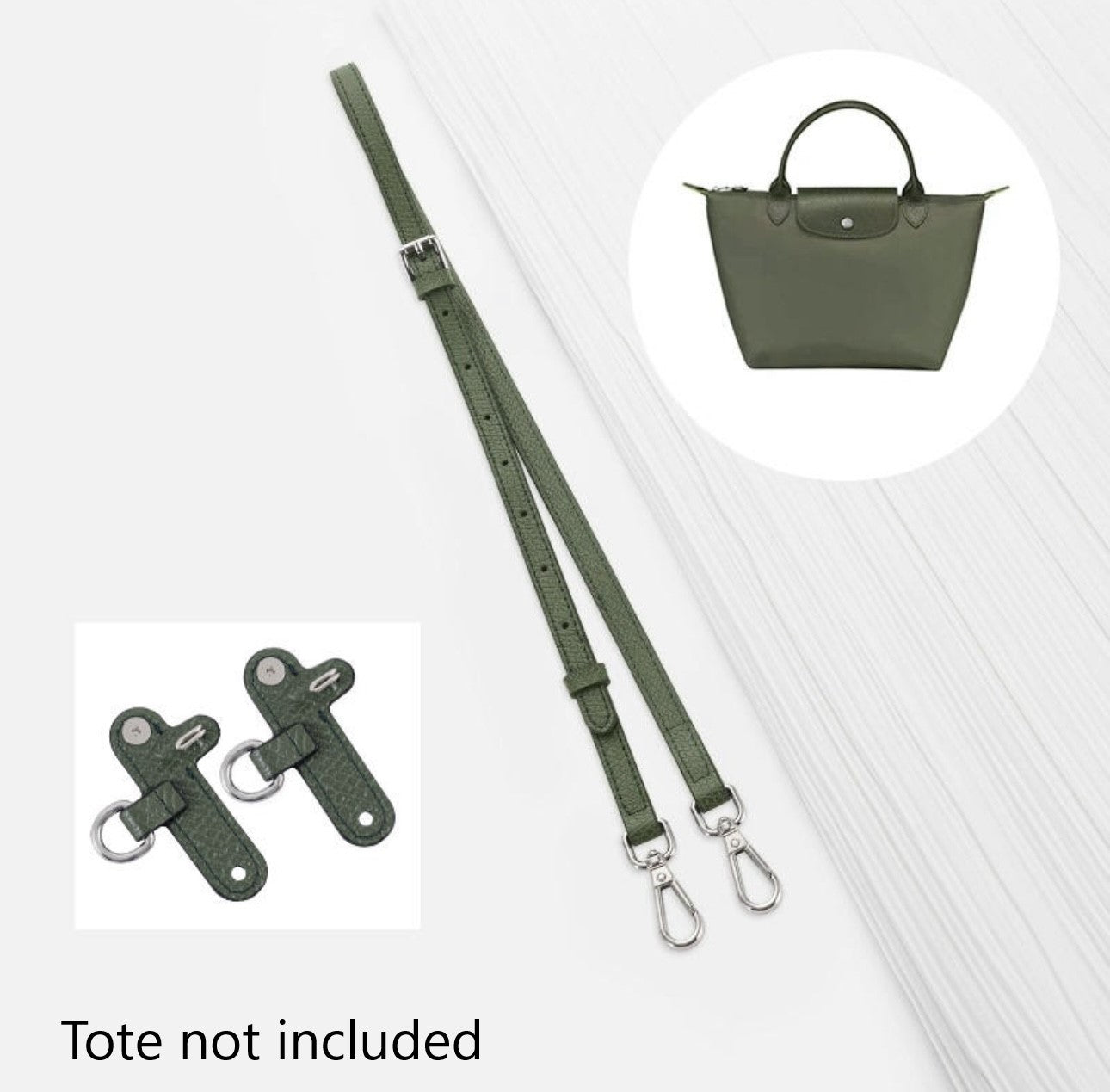 LongChamp Short Handle Small Tote Bag Conversion Set