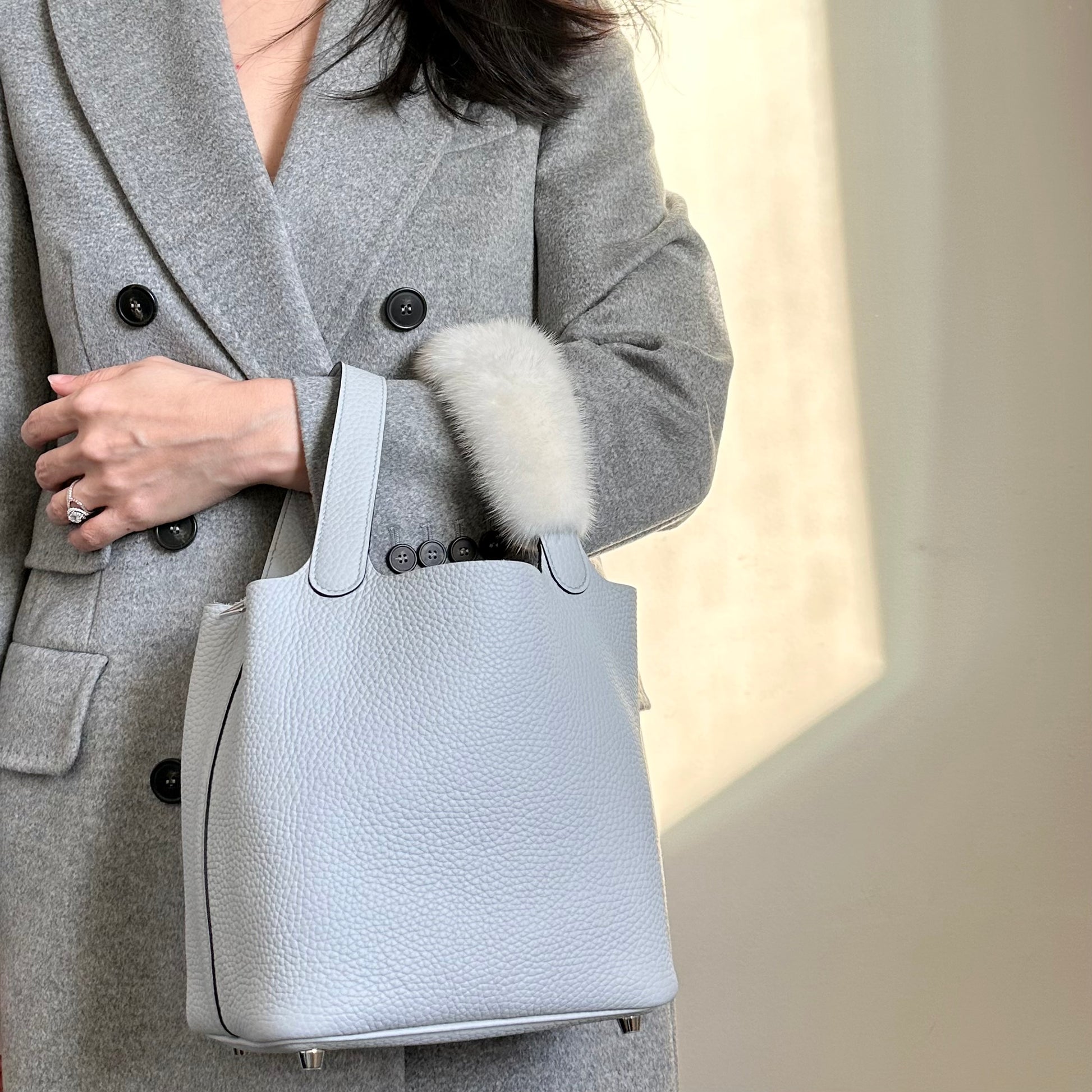 Longchamp bag + Hermes twilly : r/handbags
