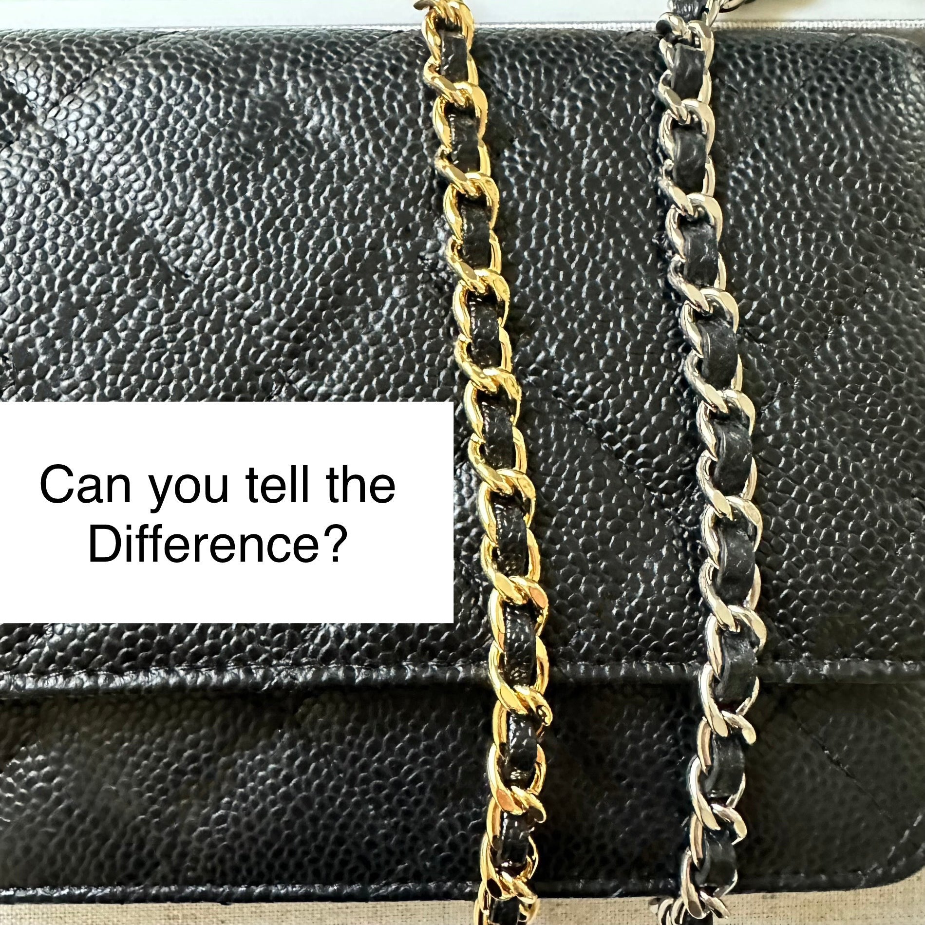 Leather Chain Strap