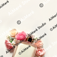 Floral Perfume Bottle Wallpaper - Beige Background