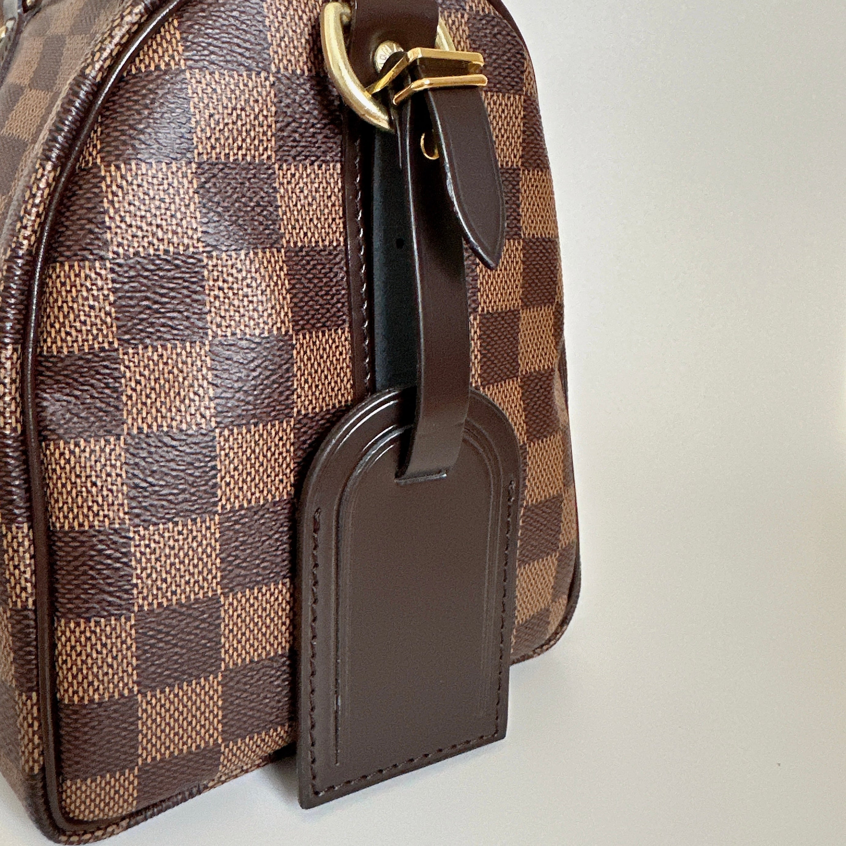 Leather Luggage Tag and Clochette Replacement