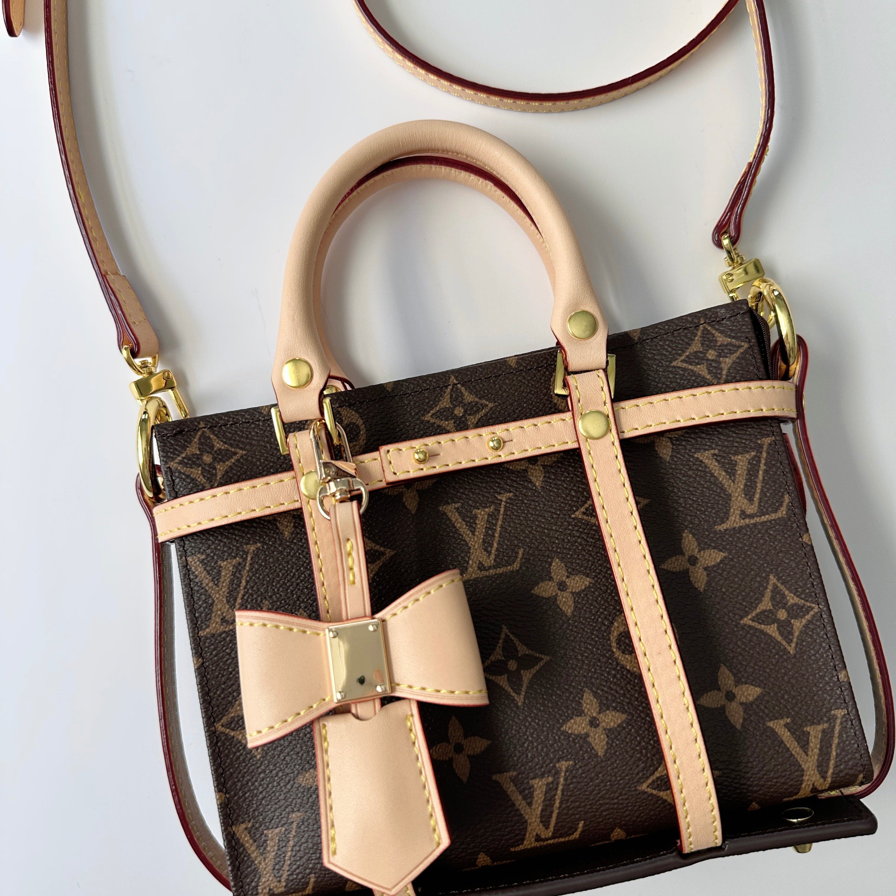 NEW: Bow Leather Luggage Tag and Clochette Replacement