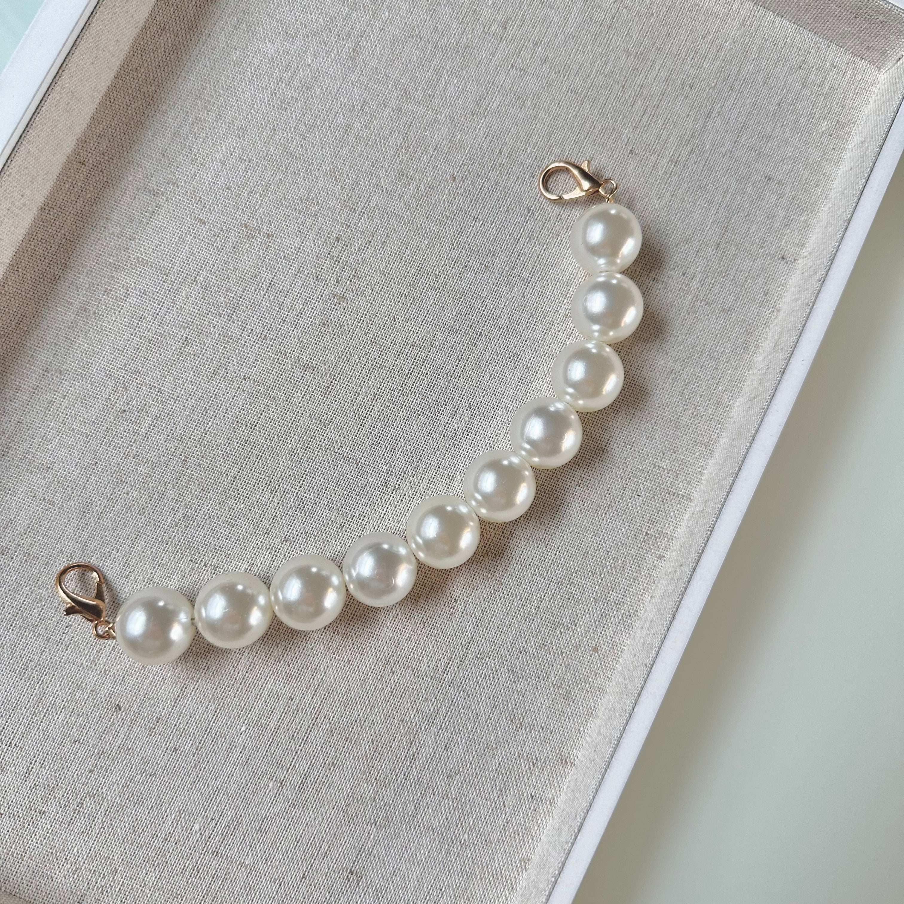 Steel Wired Pearl Strap