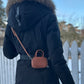 Mini Bowling Crossbody Bag / Bag Charm