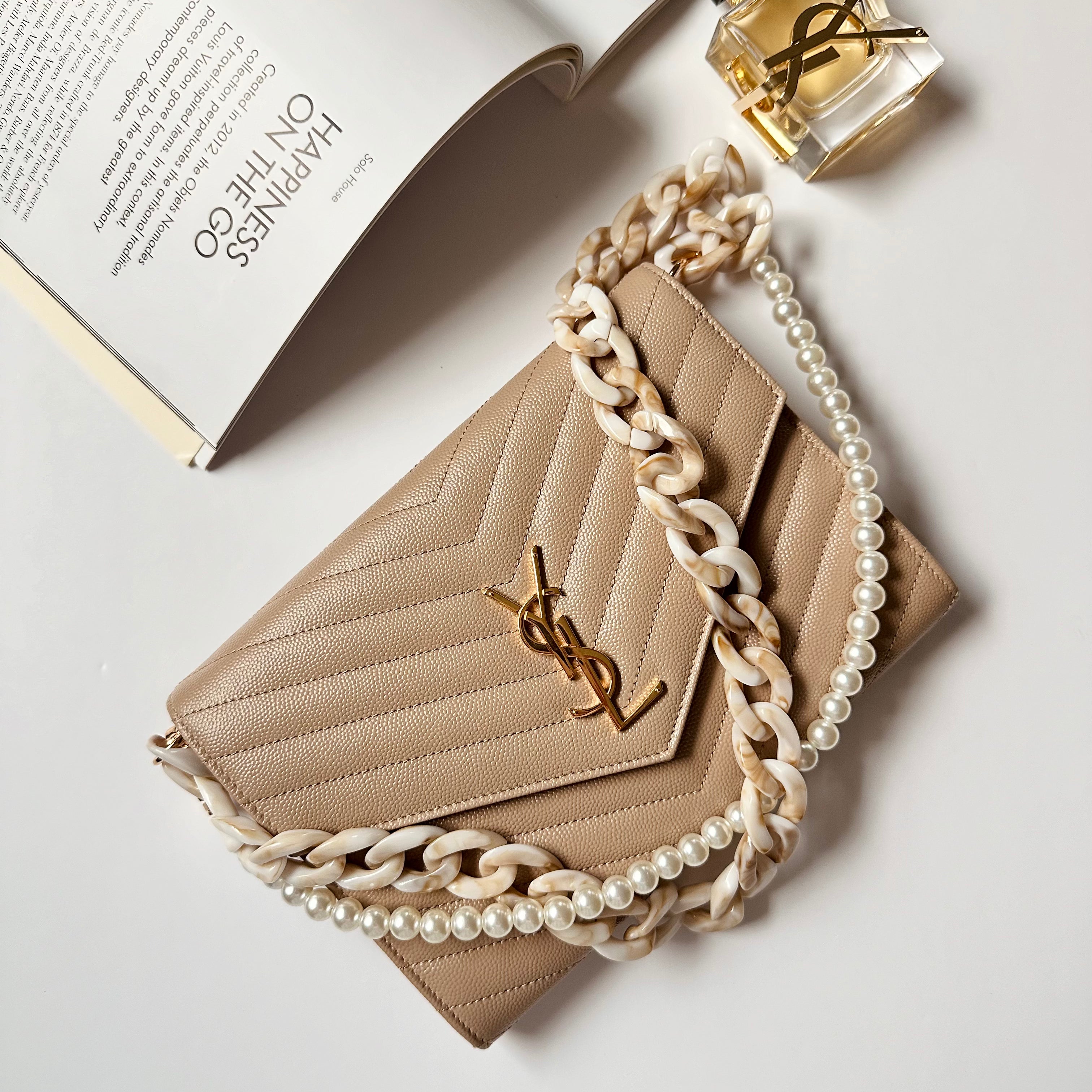 Steel Wired Pearl Strap