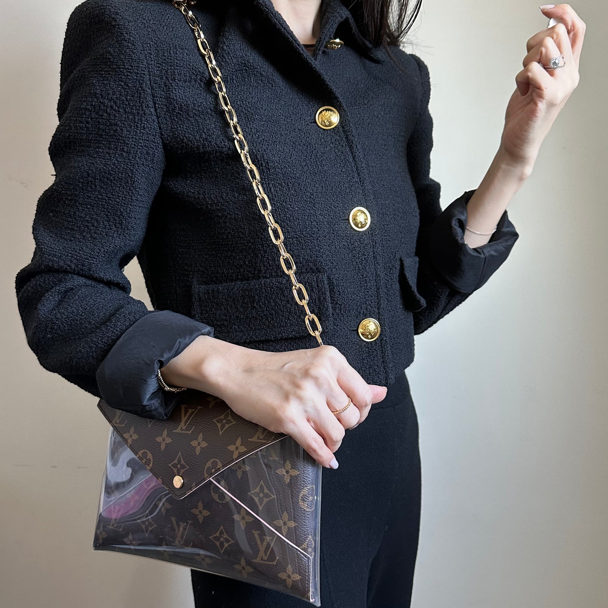Louis Vuitton Large Kirigami Pochette Crossbody Clutch Bag