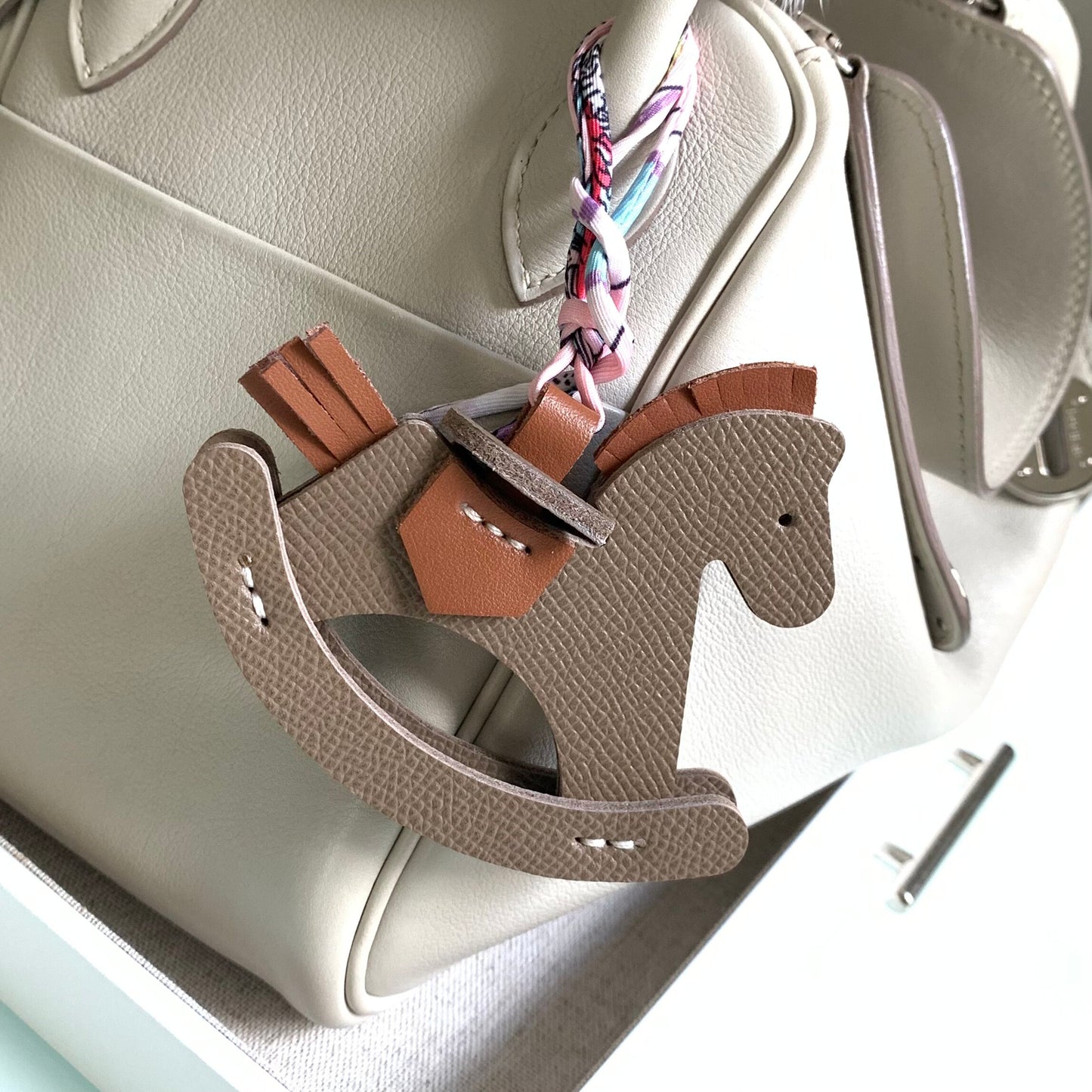 Leather Bag Charm |  Luna Charm A3 | Aimere Luxury Collection