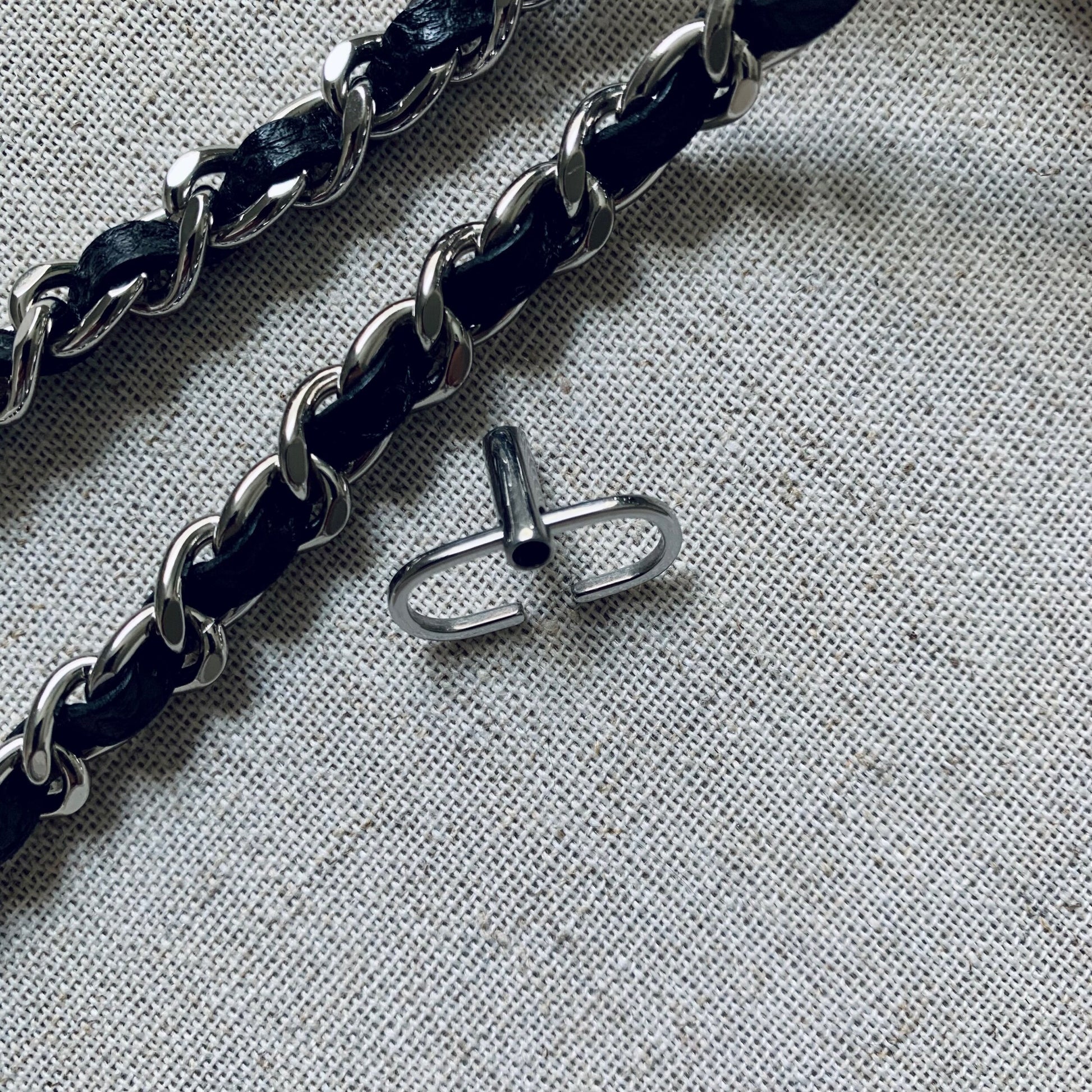 chanel chain strap adjust