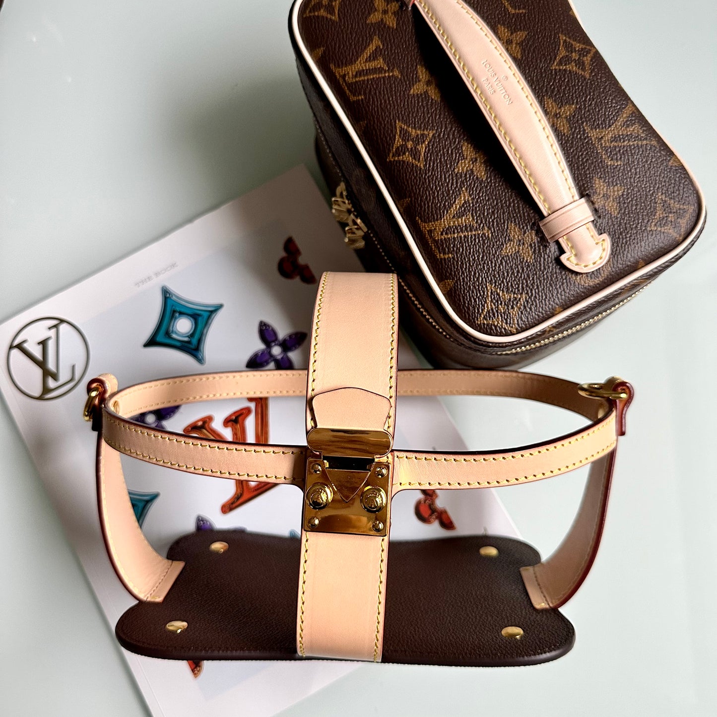 Louis Vuitton Monogram Toiletry Pouch w/Chain Belt, Shoulder or Crossbody  Bag
