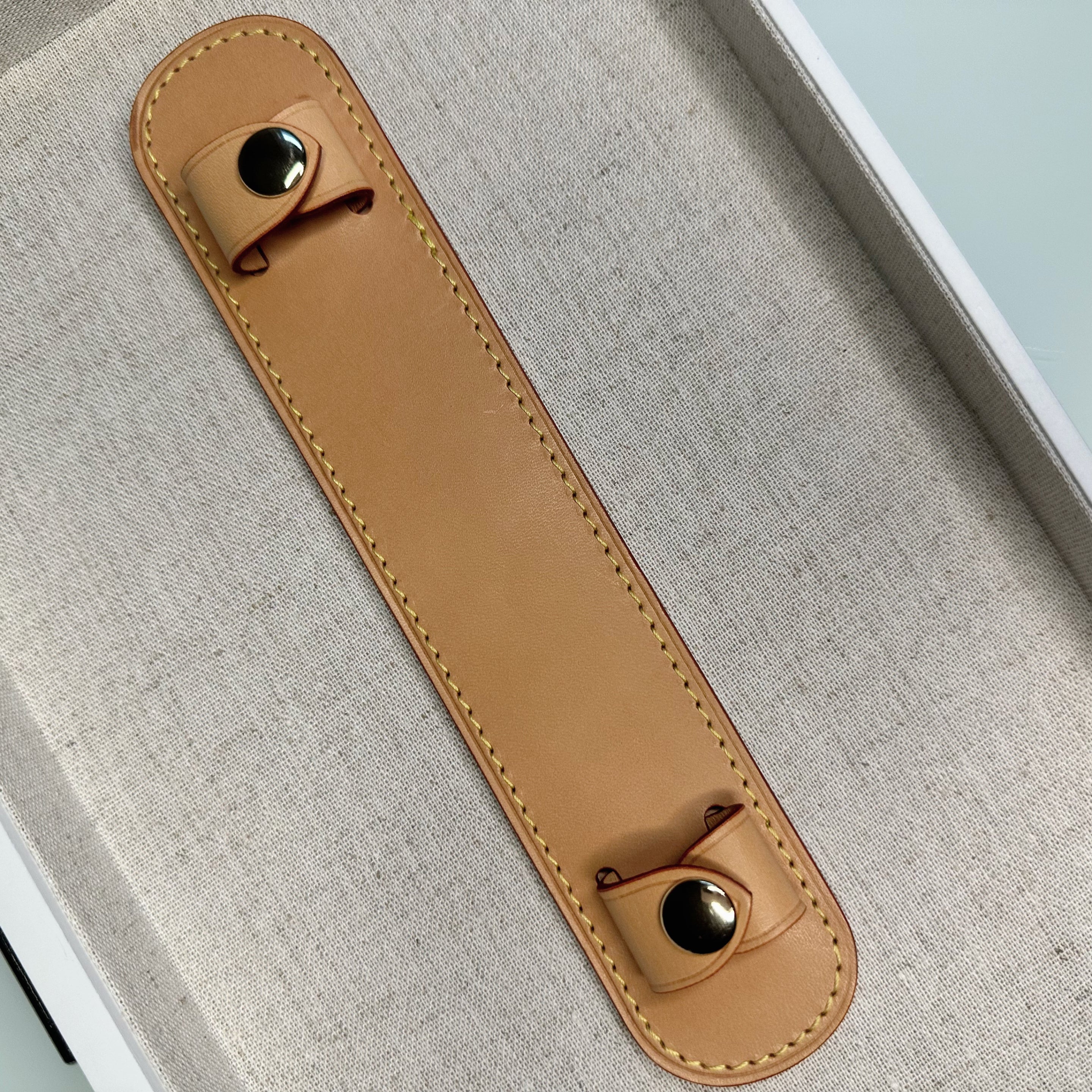 PU Leather Shoulder Strap Pad Brown Adjustable Purse Non-Slip Bag | eBay